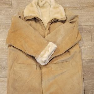 Vtg jlc leather coat